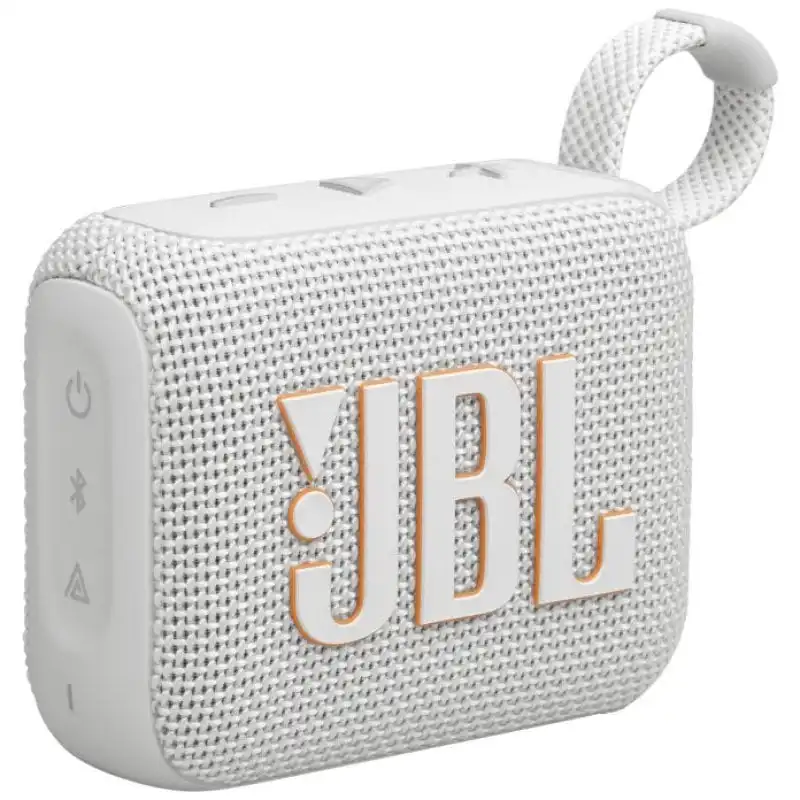 JBL GO 4 Altavoz Inalámbrico Bluetooth Portátil Protección IP67 Conexión USB-C Blanco