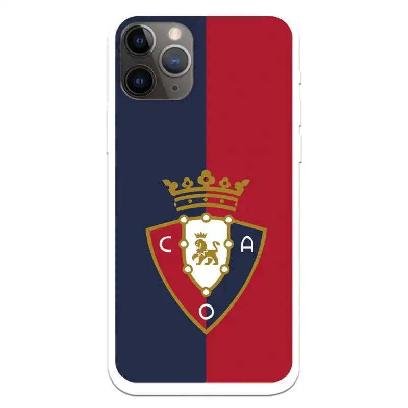 Funda Licencia Oficial CA Osasuna Escudo Fondo Bicolor para iPhone 11 Pro