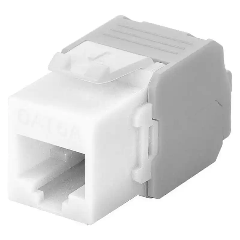 Goobay Keystone Conector RJ45 a TIA 568A/B Cat 6A UTP Blanco