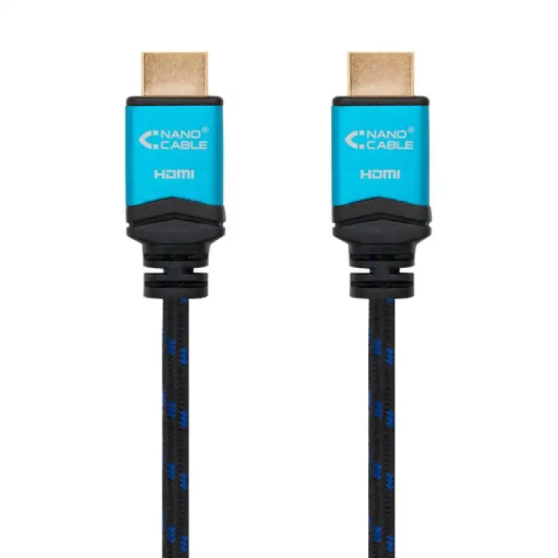 Nanocable Cable HDMI V2.0 4K@60Hz A/M-A/M 2m Negro
