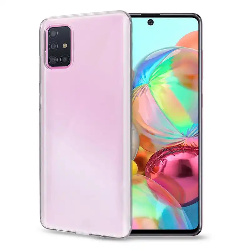 Celly Gelskin Funda Silicona Transparente para Samsung Galaxy A71