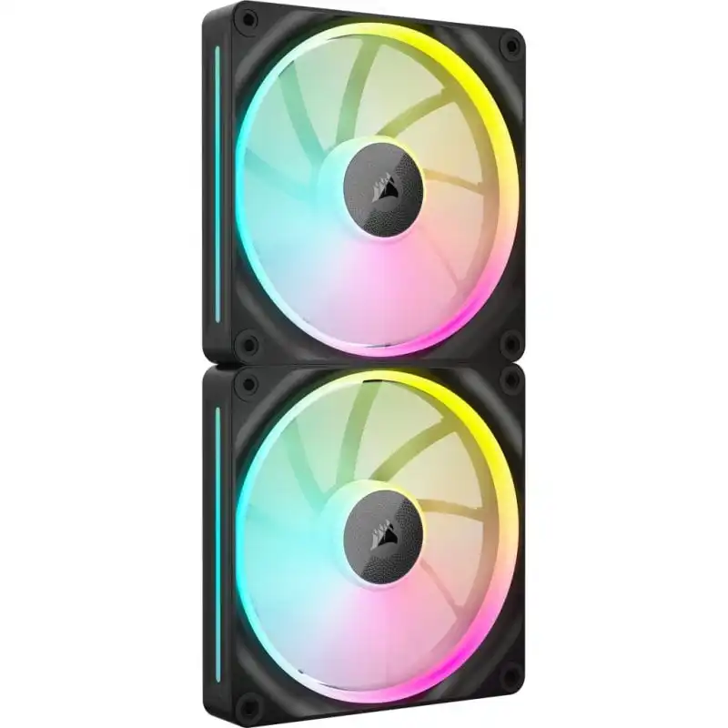 Corsair PWM iCUE LINK LX140 RGB Expansión de Ventilador Dual 140 mm Negro