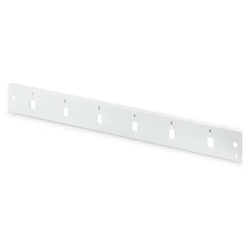 Digitus Panel Frontal Vertical 6 Puertos 1U Gris