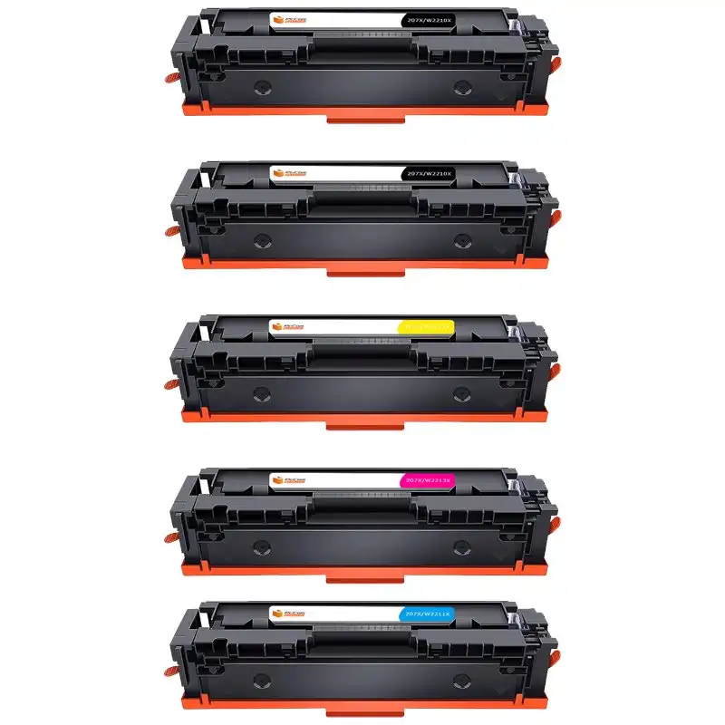 Pccom Essential Tóner Compatible con HP W2210x/w2211x/w2212x/w2213x/207x Negro/Cian/Magenta/Amarillo Pack 5