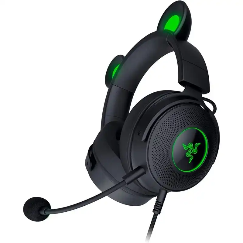 Razer Kraken Kitty V2 Pro Auriculares Gaming RGB Negros