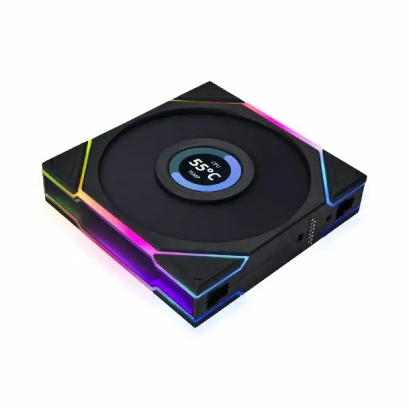 Lian-Li UNI TL LCD Ventilador Suplementario 120mm Negro
