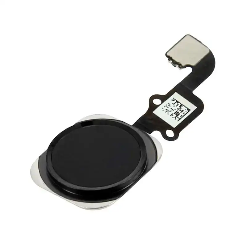 Avizar Repuesto Botón Home Negro con Banda de Conexión para iPhone 6 Plus