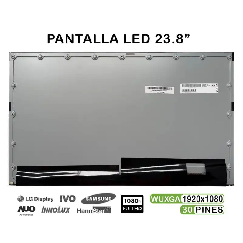 Pantalla Led De 23.8" Para Portátil M238hvn02.1 Fhd