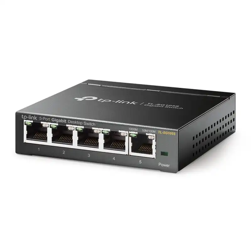 TP-Link TL-SG105S Switch 5 Puertos 10/100/1000Mbps