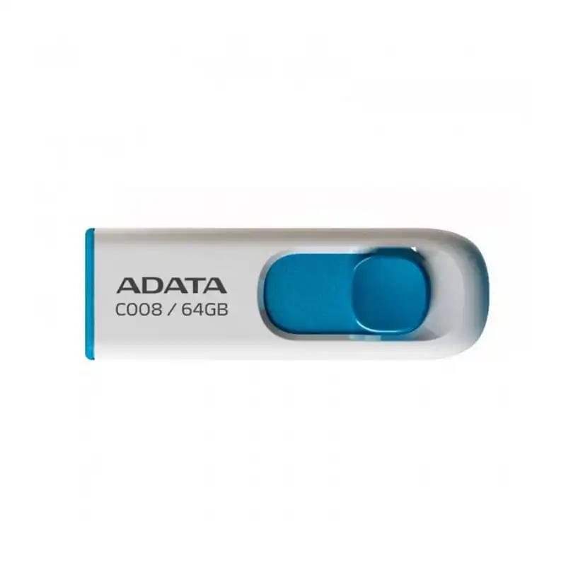 Adata C008 64GB USB 2.0 Blanco/Azul