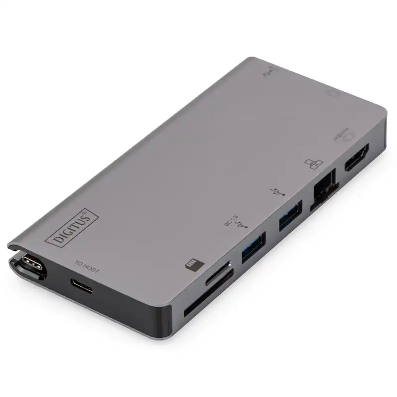 Digitus Dock Station USB-C 8x Puertos Gris
