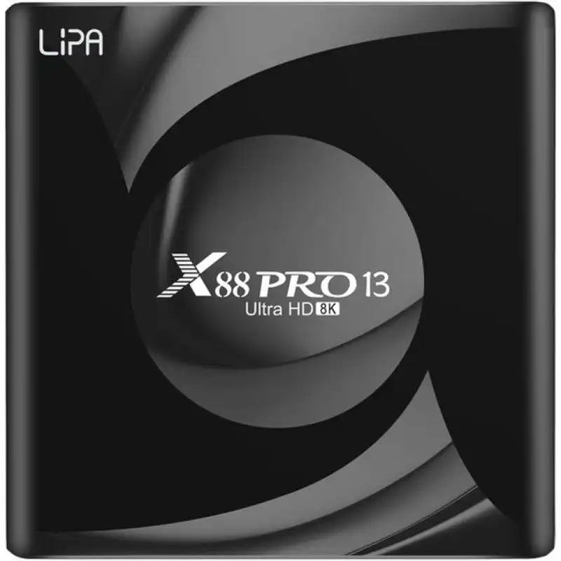 Lipa X88 13 Android TV Box 64GB Negro
