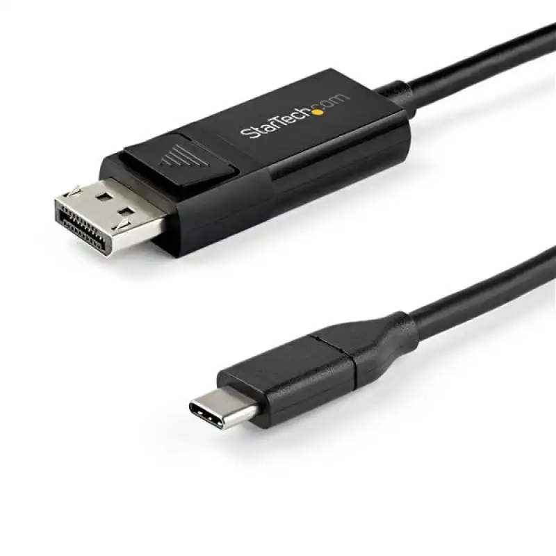 StarTech Cable USB-C a DisplayPort 1.4 Bidireccional 2m Negro