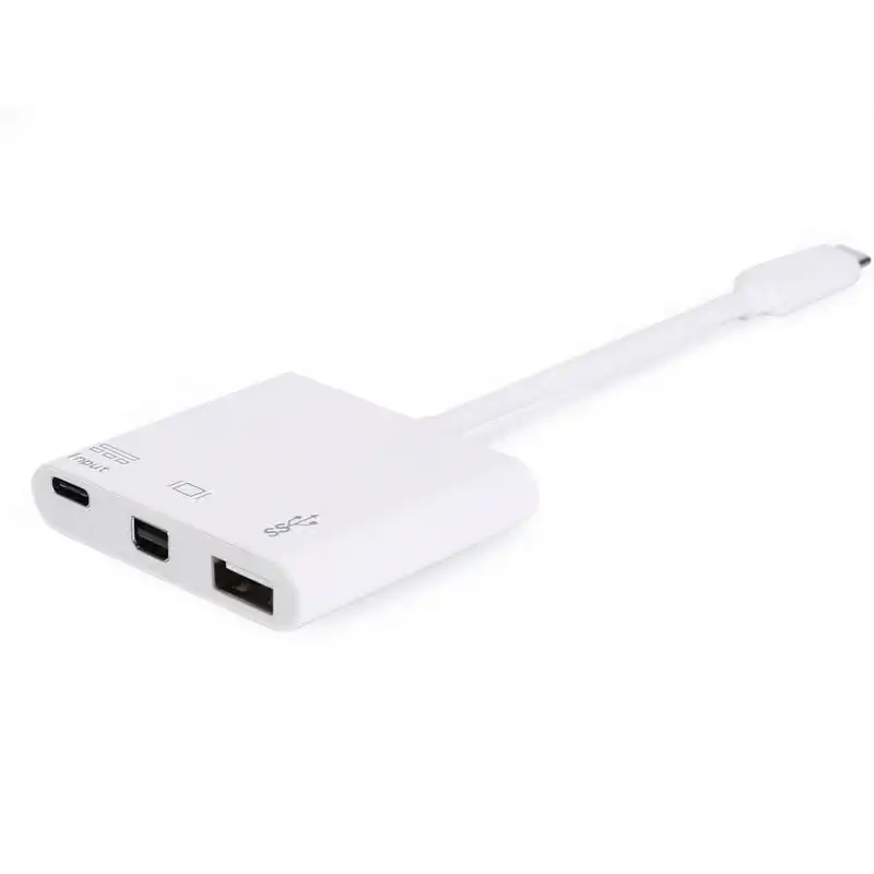 Equip Adaptador USB-C a Mini DisplayPort / USB 3.0 / USB-C Blanco