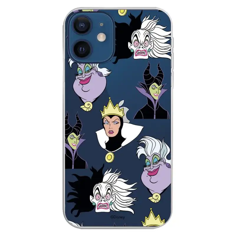 Funda Oficial de Disney Villanas Patrón para iPhone 12 Mini