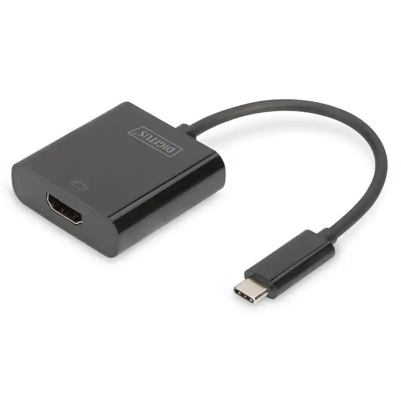 Digitus Adaptador USB Type-C a HDMI 4K/30Hz Negro