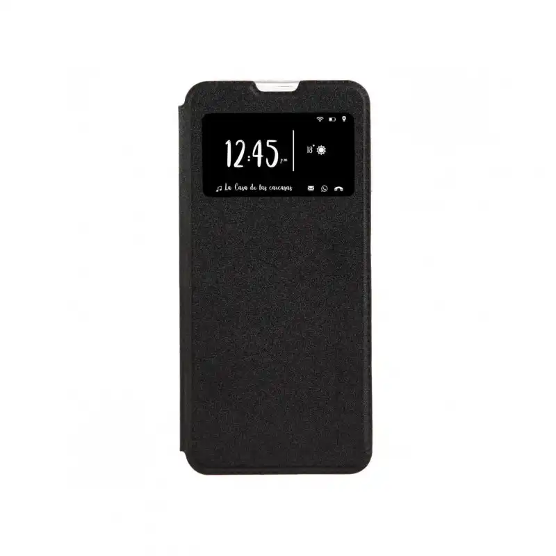 Funda Libro Negra para Xiaomi Redmi Note 9 Pro