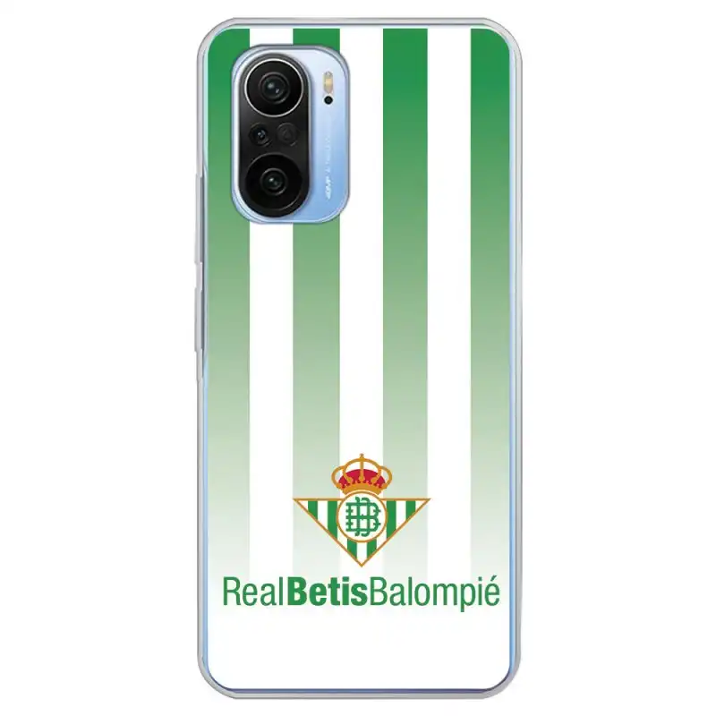 Funda Licencia Oficial Real Betis Balompié Fondo Rayas Verdiblancas para Xiaomi Mi 11i