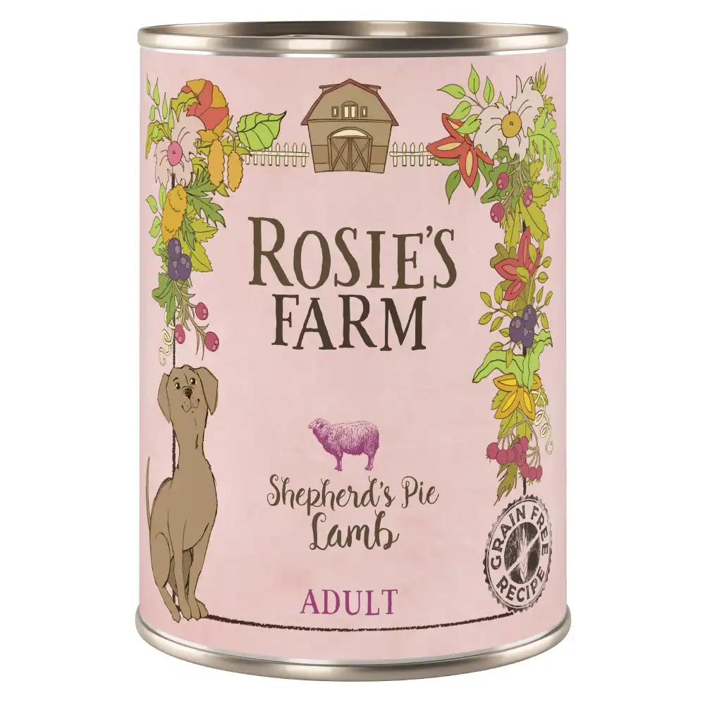 Rosie's Farm Adult 6 x 400 g - Cordero