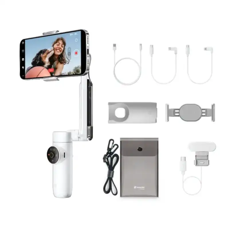 Insta360 Flow Creator Kit Blanco Estabilizador para Smartphone Impulsado por IA