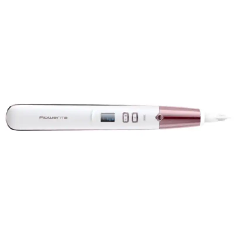 Rowenta Volumizer Plancha de Pelo Placa Cerámica Blanca