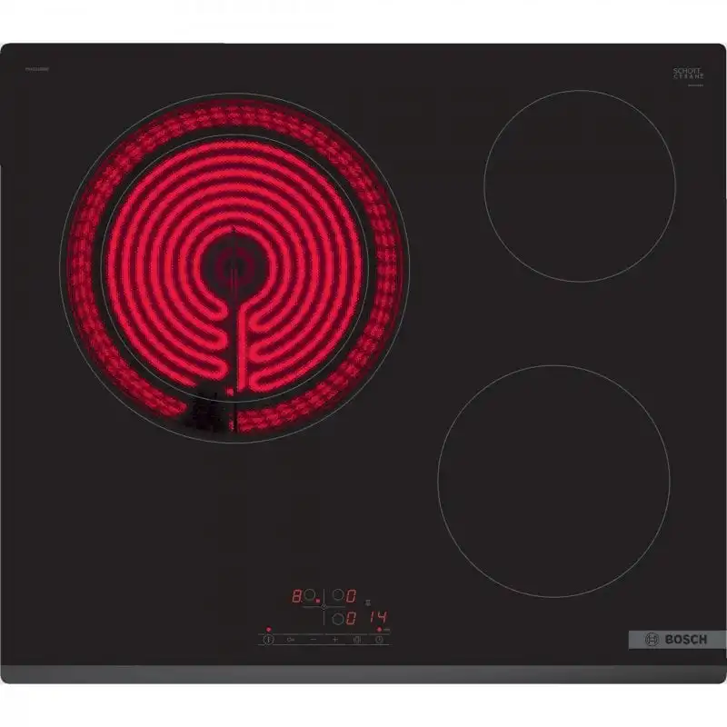 Bosch PKK631BB8E Placa Vitrocerámica 3 Zonas 60cm Negra
