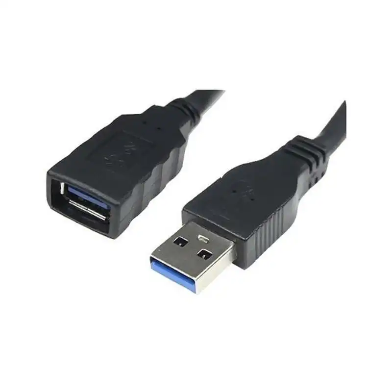 Cable USB 3.0 USB AM/AH Alargador 2m Negro
