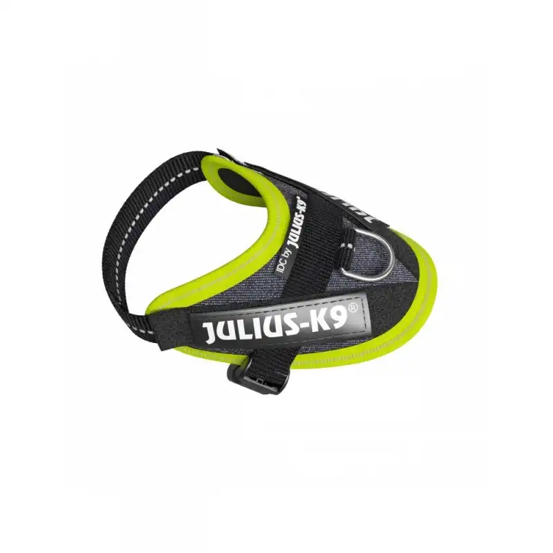 Julius K9 Power IDC Arnés Color Vaquero Neón Mini-Mini
