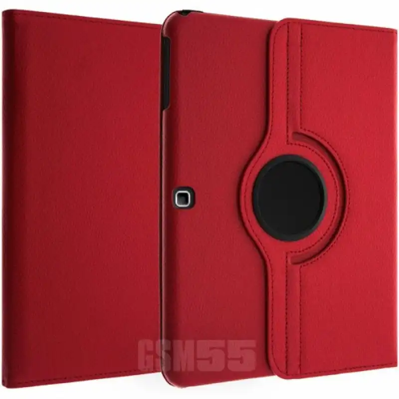 Avizar Funda Libro Soporte Roja para Samsung Galaxy Tab 4 10.1 T530