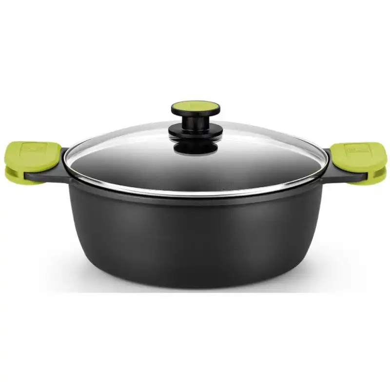 BRA Foodie Cacerola Alta de Aluminio Fundido Inducción 24cm