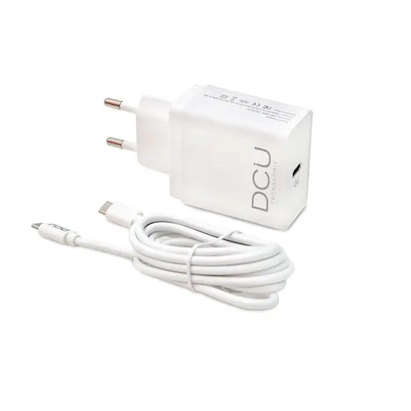 DCU Tecnologic Cargador 3A Power Delivery + Cable USB-C