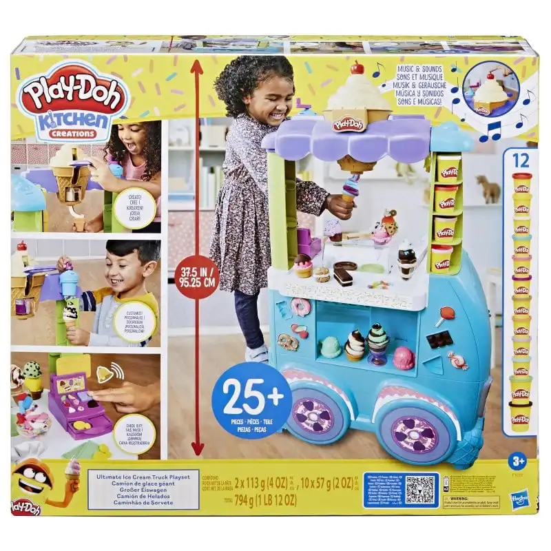 Hasbro Original Play-Doh Kitchen Creations Camión de Helados