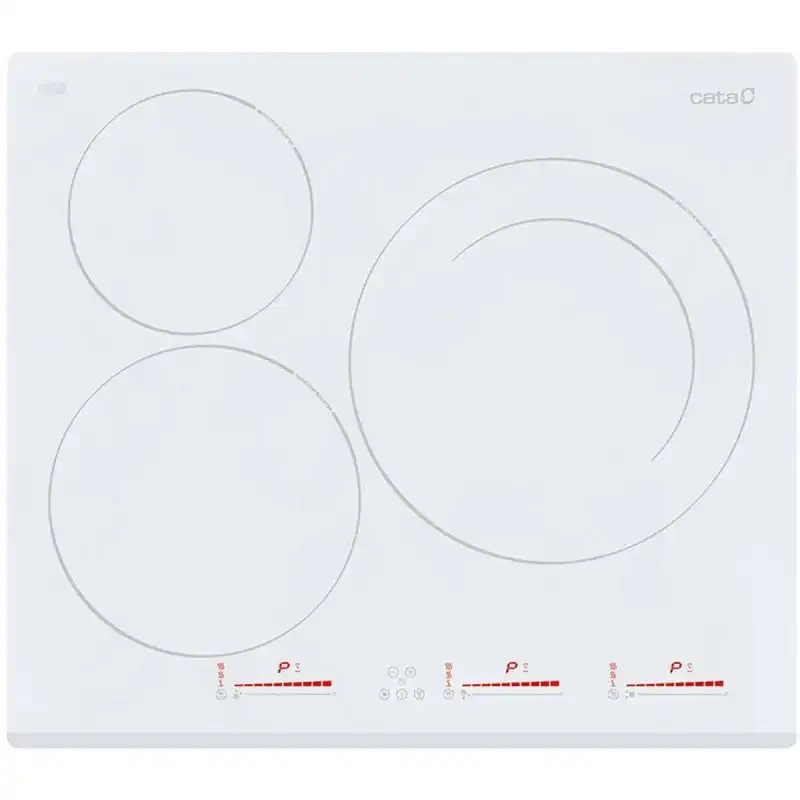 Cata INSB 6003 WH Placa de Inducción 3 Zonas 60cm Blanca