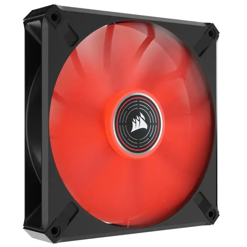 Corsair ML140 LED ELITE Premium Ventilador PWM de Levitación Magnética 140mm Rojo