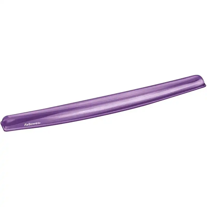 Fellowes Gel Crystal Reposamuñecas para Teclado de Gel Transparente Violeta