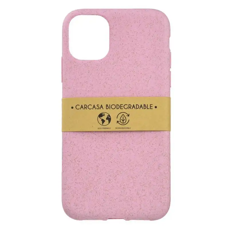 Funda Biodegradable Rosa para iPhone 11