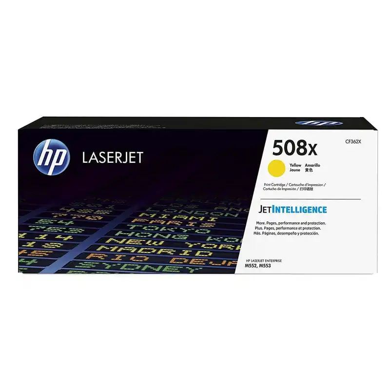 HP 508X Tóner Original Laserjet Alta Capacidad Amarillo