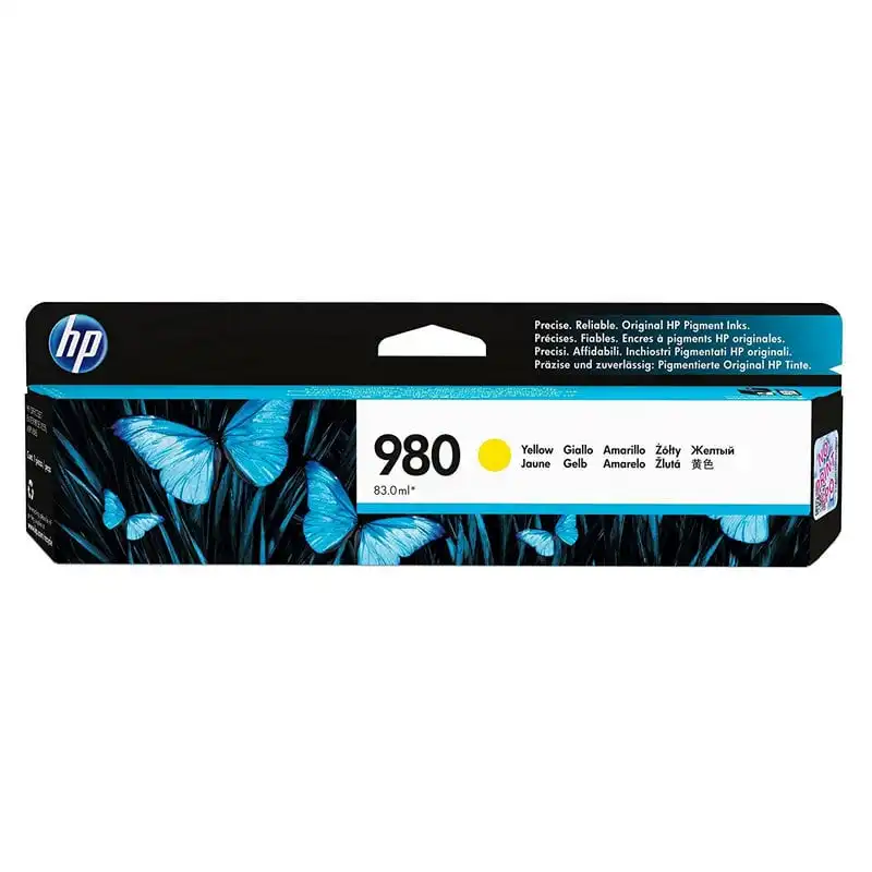 HP 980 Cartucho Tinta Original Amarillo