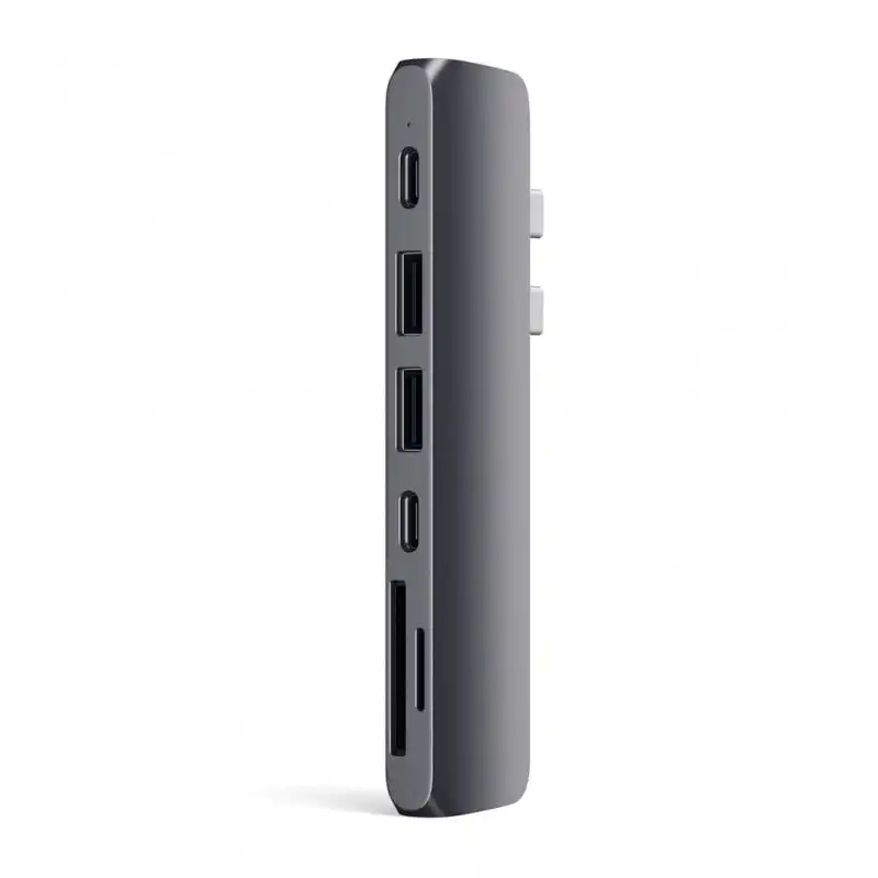 Satechi ST-CMBPM Hub Adaptador USB-C Multipuertos Gris Espacial