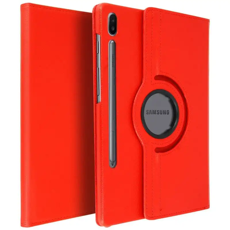 Avizar Funda Libro Soporte Roja para Samsung Galaxy Tab S6 10.5