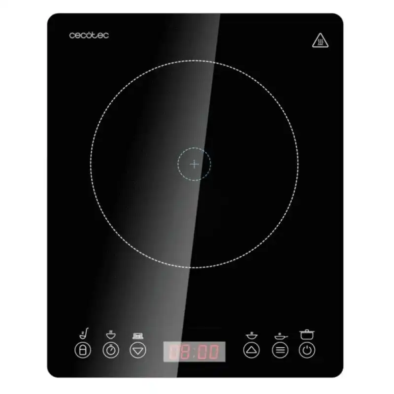 Cecotec Full Magma Slim Placa de Inducción Portátil Una Zona 2000W Negra
