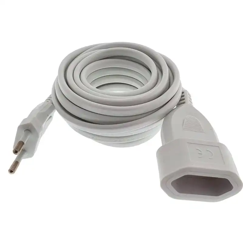 Eurobric 76306 Prolongador Bipolar 5m Blanco