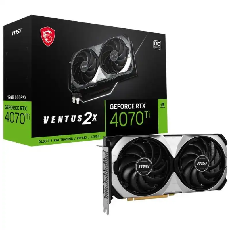 MSI GeForce RTX 4070 Ti VENTUS 2X OC 12GB GDDR6 DLSS3