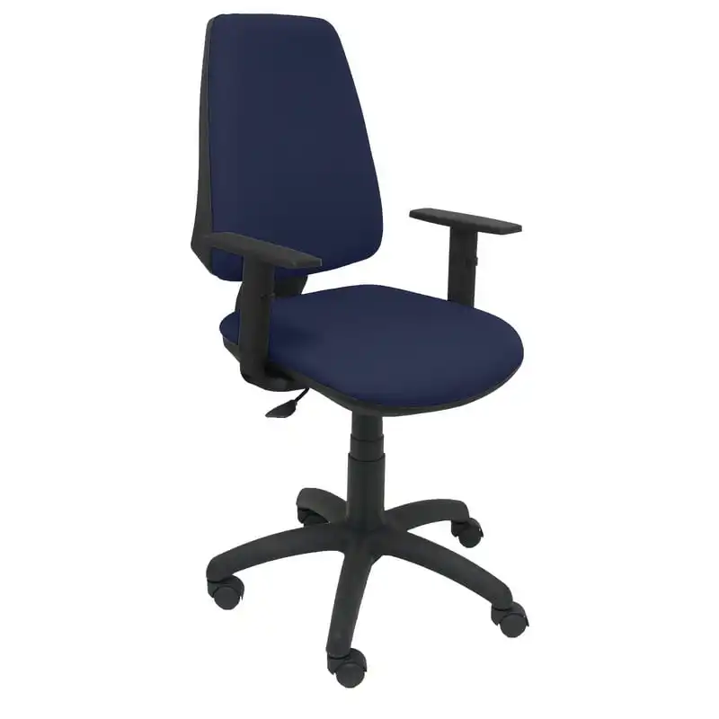 Piqueras y Crespo Elche CP Bali Silla de Oficina Brazos Regulables Ruedas Nylon Azul Marino