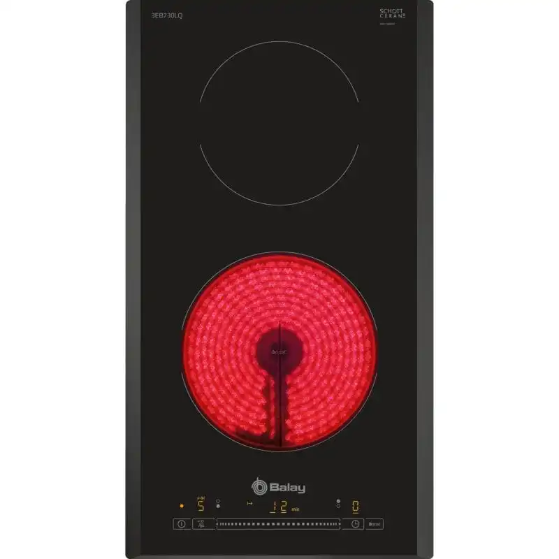 Balay 3EB730LQ Placa Vitrocerámica Modular 2 Zonas Negra