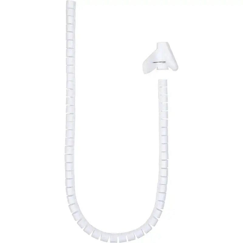 Nanocable Organizador de Cables Flexible 1m Blanco