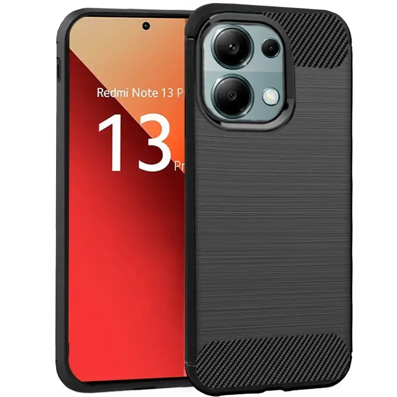 Cool Carcasa Negra Carbono para Xiaomi Redmi Note 13 Pro
