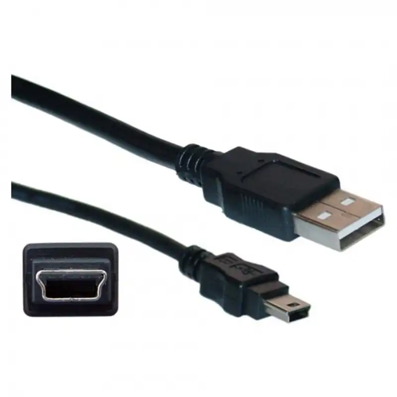 Digitus Cable USB 2.0 a Mini USB M/M 3m Negro