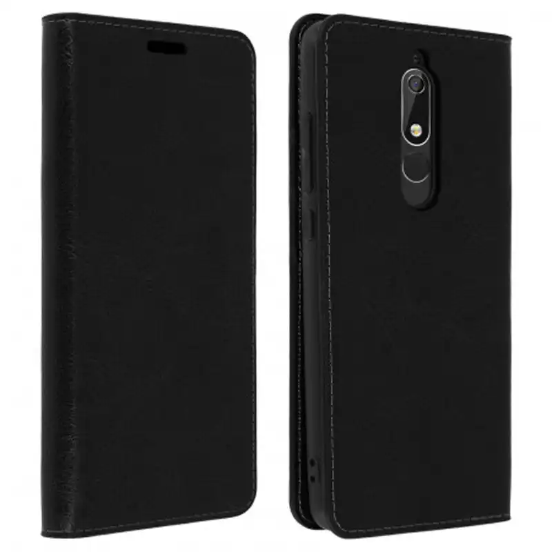 Avizar Funda Libro Negra para Nokia 5.1