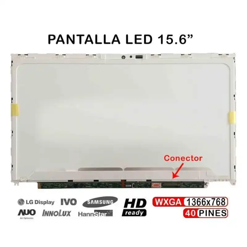 Pantalla Para Portátil 15.6" Led Lg F2156wh5-a20 Lp156wh5-tja1 40pines